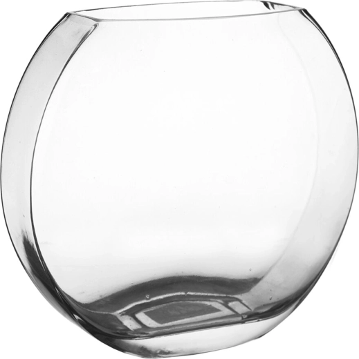 Vase en verre transparent Čirá 21 × 9 × 19 cm