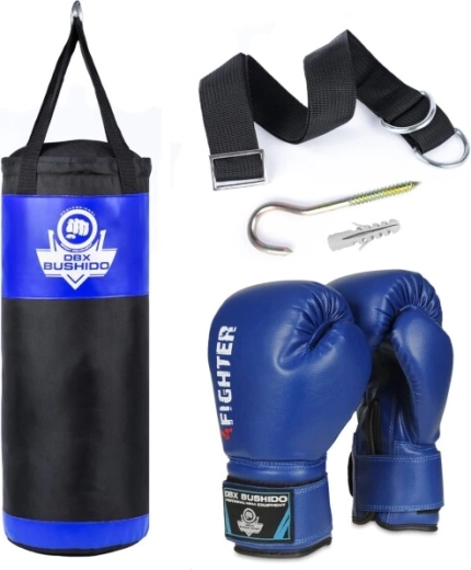 Ensemble de boxe pour enfants DBX Bushido Kids 60.2 bleu