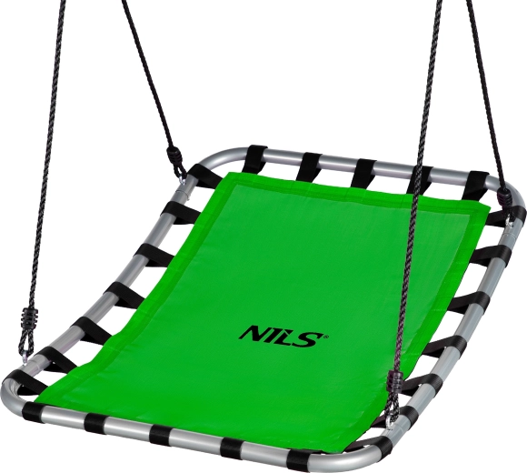 Balançoire rectangulaire type nid de cigogne NILS Camp verte