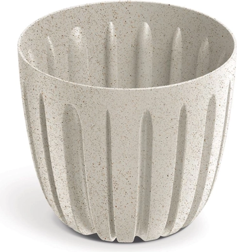 Cache-pot Wario Eco Wood 16,8 cm blanc
