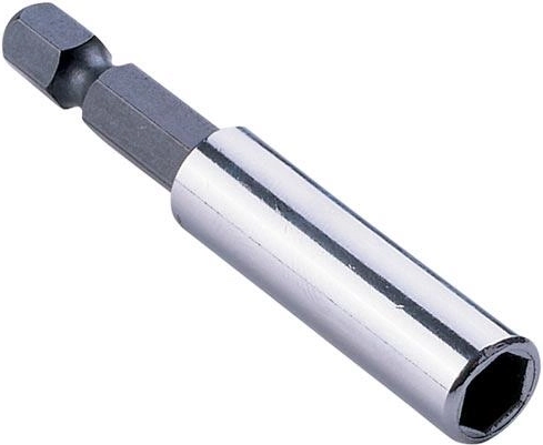 Embout magnétique pour bits 1/4" 60 mm en acier inoxydable et acier chrome-vanadium