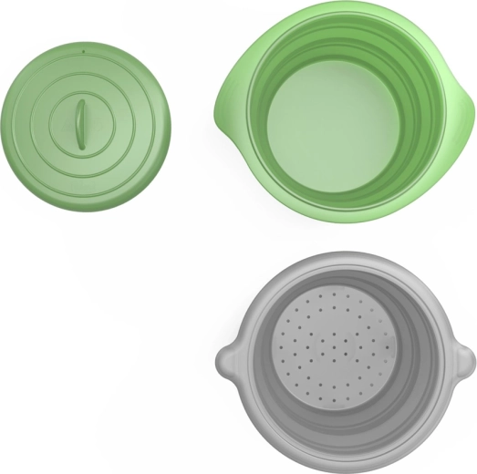 Bol en silicone Chicco pour cuisson à la vapeur