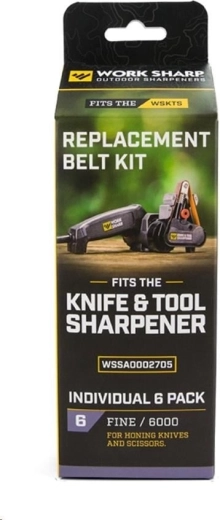 Work Sharp bandes abrasives de rechange P6000 fines (lot de 6 pièces)