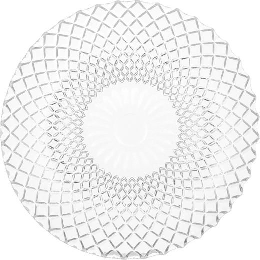 Assiette à dessert en verre Solaris 15,5 cm