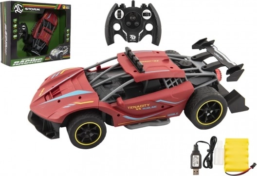 Voiture de sport RC 2,4 GHz avec batterie rechargeable