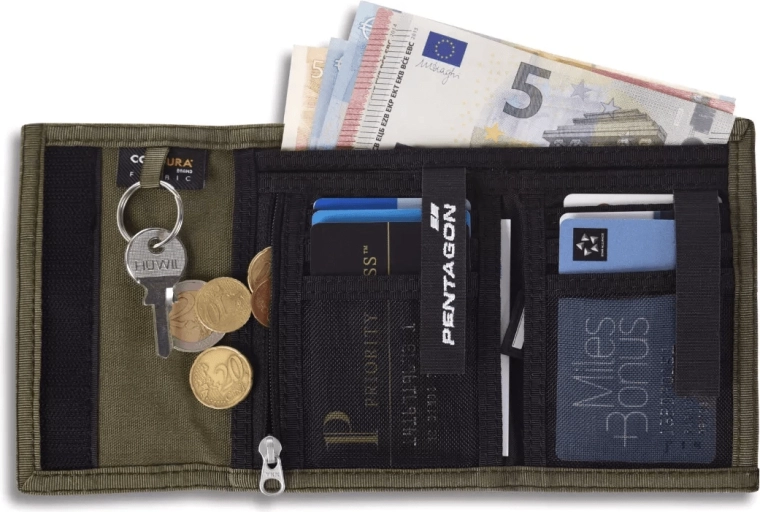 Portefeuille Pentagon Stater 2.0, noir
