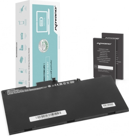 Batterie Movano TA03XL pour ordinateurs portables HP EliteBook 745/755/840/850 G4 (14u/15u) 4078 mAh 46,5 Wh