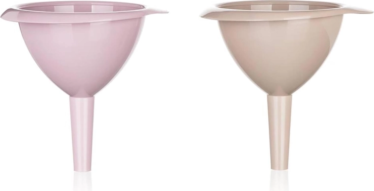 Entonnoir en plastique 10,4 cm ACCASA – assortiment pastel