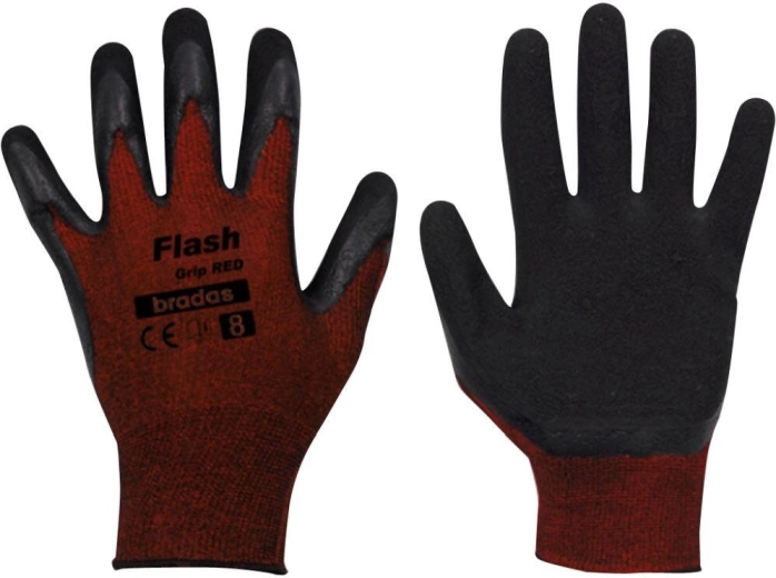 Gants de travail FLASH GRIP en latex, taille 11