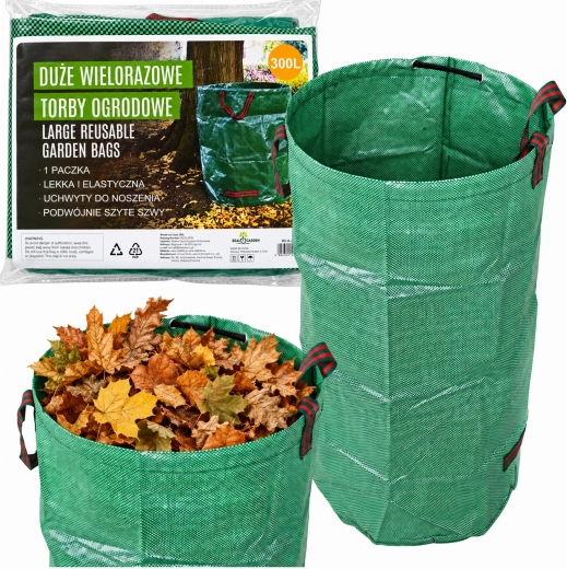 Sac de jardin pour feuilles et herbe 300 l