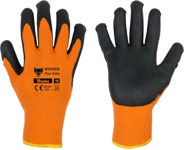 Gants de protection d’hiver Winter Fox Lite, taille 9 (L), latex