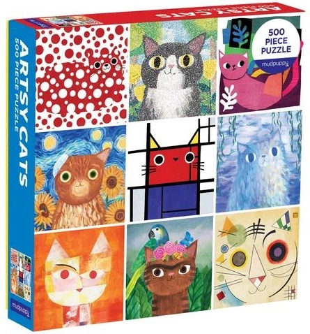 Puzzle Chats artistiques