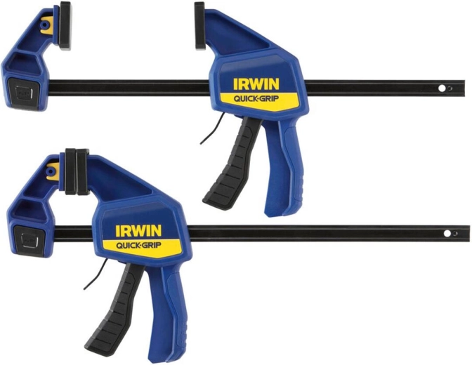 Serre-joints à une main IRWIN QUICK-GRIP 300 mm, lot de 2 pièces
