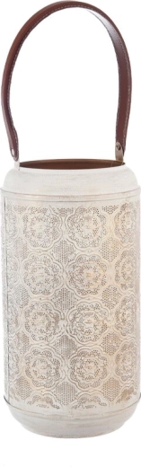 Bougeoir Mandala beige-doré
