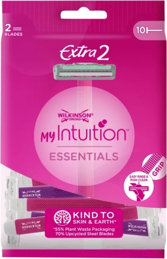 Rasoirs jetables pour femmes WILKINSON Extra 2 Intuition Essentials, 10 pcs