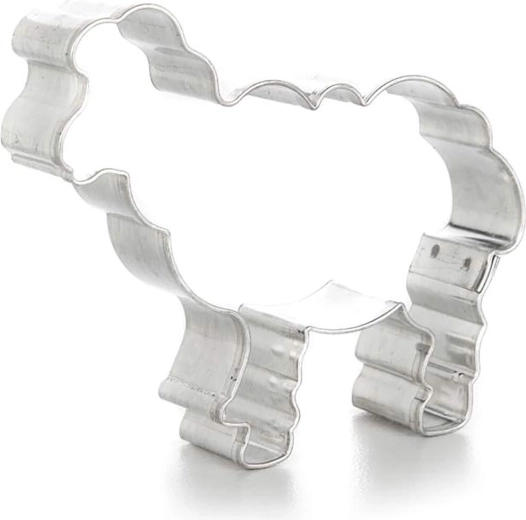 Emporte-pièce agneau 7 × 6 × 1,6 cm en tôle étamée