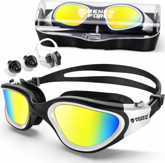 Lunettes de natation Renew force avec verres polarisants blanches - 1 pièce