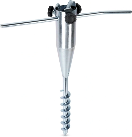 Vis de terre métallique pour parasol de jardin 56 cm