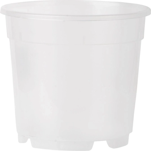 Cache-pot transparent en plastique pour orchidées 17 cm, 2,3 l