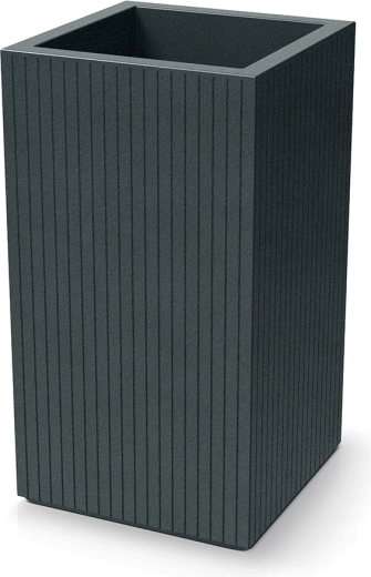 Jardinière Coro Square High 40 × 40 × 70 cm – graphite