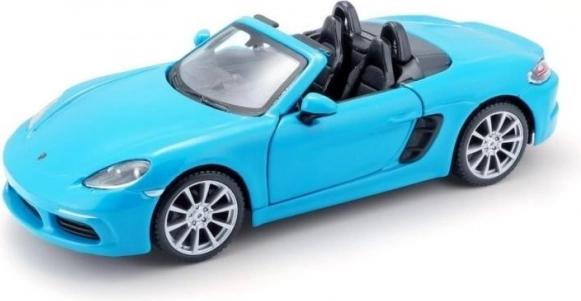 Porsche 718 Boxster 1:24 modèle bleu BBurago
