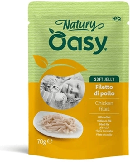 Oasy Natury Soft Jelly filets de poulet en gelée 70 g