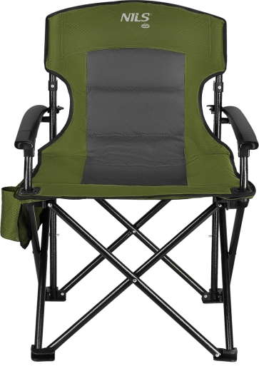 Chaise de camping pliante NILS Camp verte