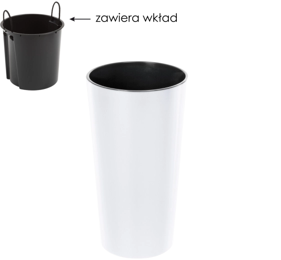 Cache-pot Lilia 19 cm avec insert Lamela