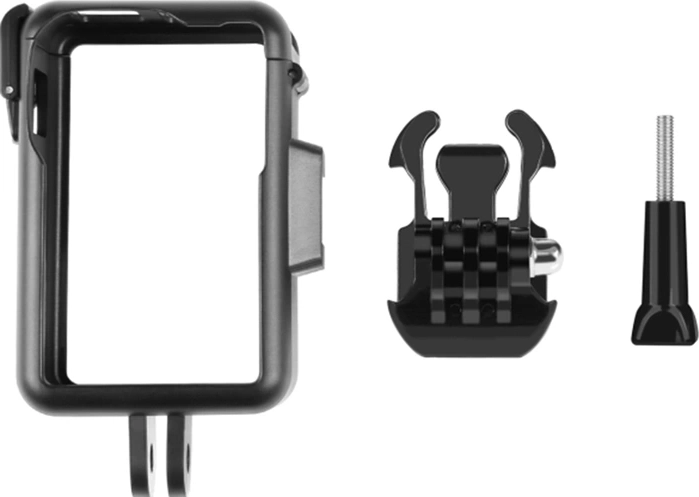 Cadre de protection Puluz avec cold shoe pour DJI Osmo Action 5 Pro/4/3 (noir)