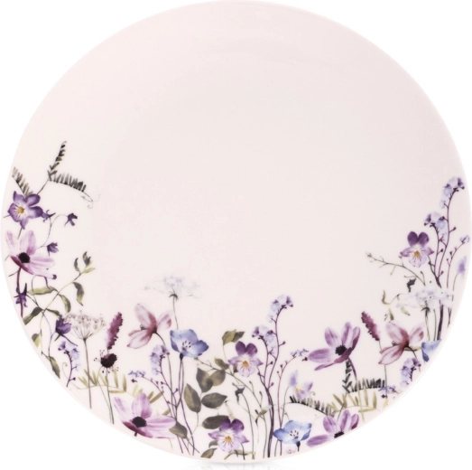 Assiette plate en porcelaine Louka 24 cm