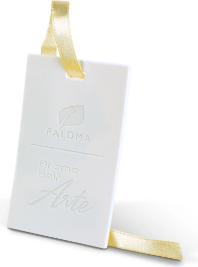 Désodorisant suspendu pour voiture Paloma Aroma Del' Arte Luce Bianca