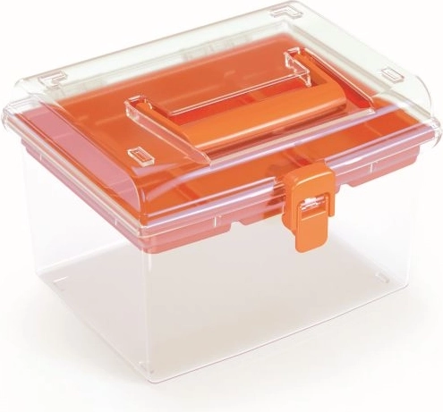 Organisateur en plastique Prosperplast NUF High, orange