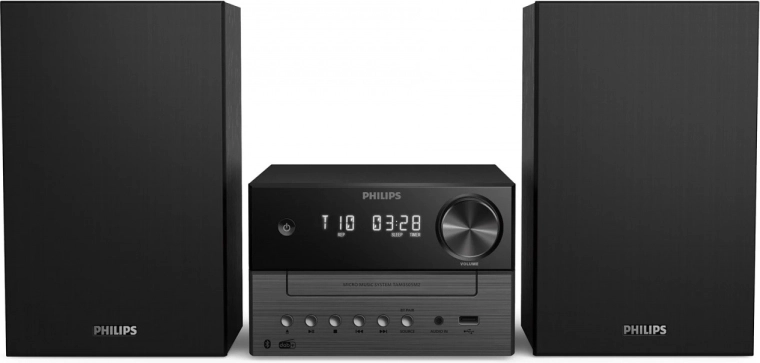 philips microsystème tam3505m2 stéréo compact avec dab+, cd, bluetooth 5.4 et usb