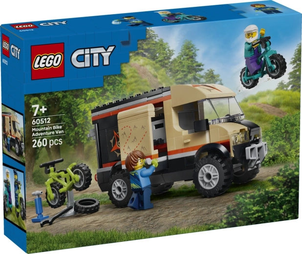 LEGO City fourgon avec vélos tout-terrain