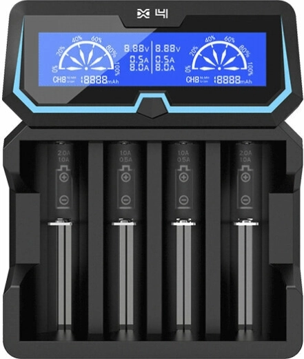 Chargeur rapide universel intelligent XTAR X4 avec écran LCD et fonction powerbank