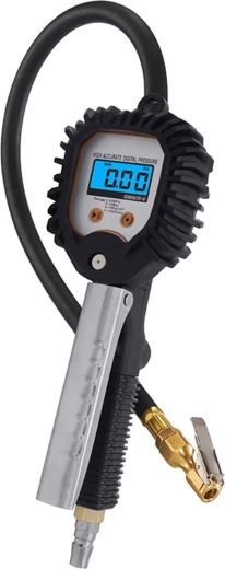 Pistolet numérique de gonflage de pneus avec manomètre LCD BW-001 - 1 pièce