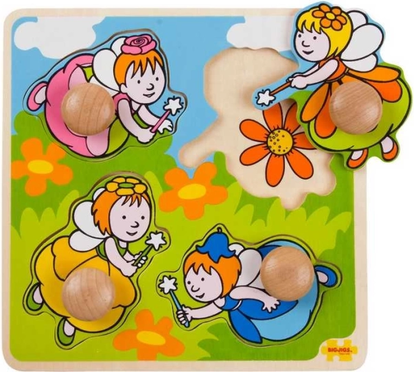 Bigjigs Toys puzzle à encastrer Fées