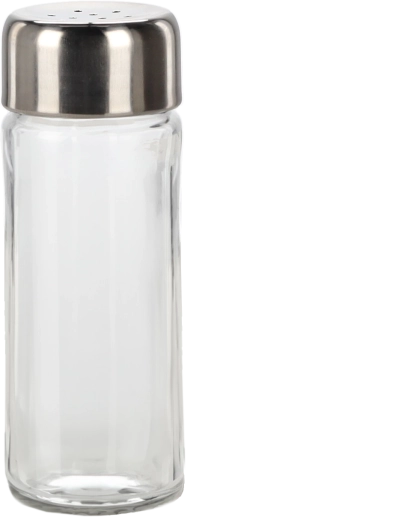 Pot à épices en verre VOCA 112 ml avec couvercle métallique