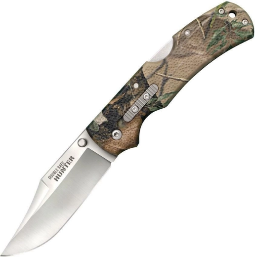 Couteau de chasse pliant Cold Steel Double Safe Hunter, camouflage, 8,9 cm