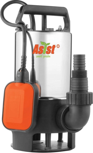 Pompe submersible pour eaux chargées 1100 W inox ASIST