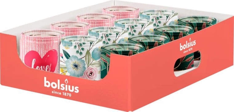 Bougie parfumée en verre – assortiment de 3 senteurs