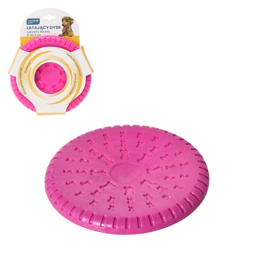 Disque volant pour chiens 23,5 cm – orange, flottant et résistant