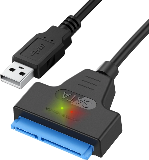 Adaptateur USB 3.0 vers SATA pour HDD/SSD 2,5" Izoxis - 1 pièce