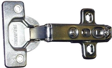 Charnière de meuble GS-B semi-appliquée avec embase (10 pcs)