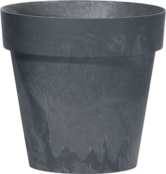 Cache-pot Cube effet béton 11 cm anthracite