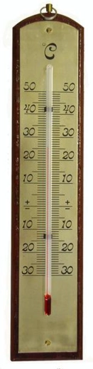 Thermomètre d’intérieur à alcool PROVENCE - en bois, -30 à +50 °C
