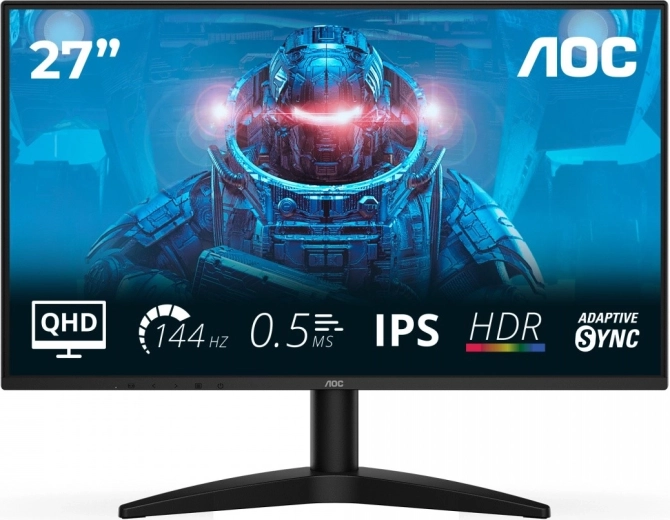 Moniteur 27" IPS 144 Hz avec HDMI et DisplayPort