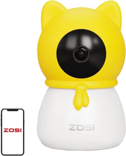 Babyphone électronique ZOSI 4MP avec rotation à 355°
