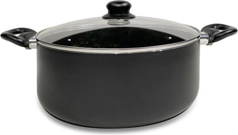 Faitout avec couvercle en verre NERO Kitchisimo 28 cm, 6 l
