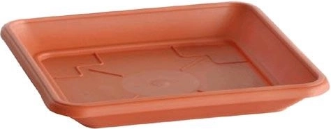 Soucoupe carrée pour pot de fleurs 34 × 34 cm